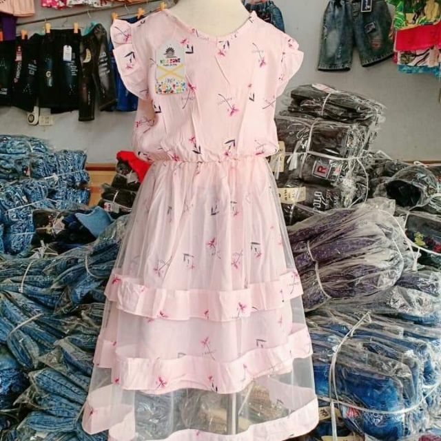 Combo sét váy lanh lụa loai 1 cho bé