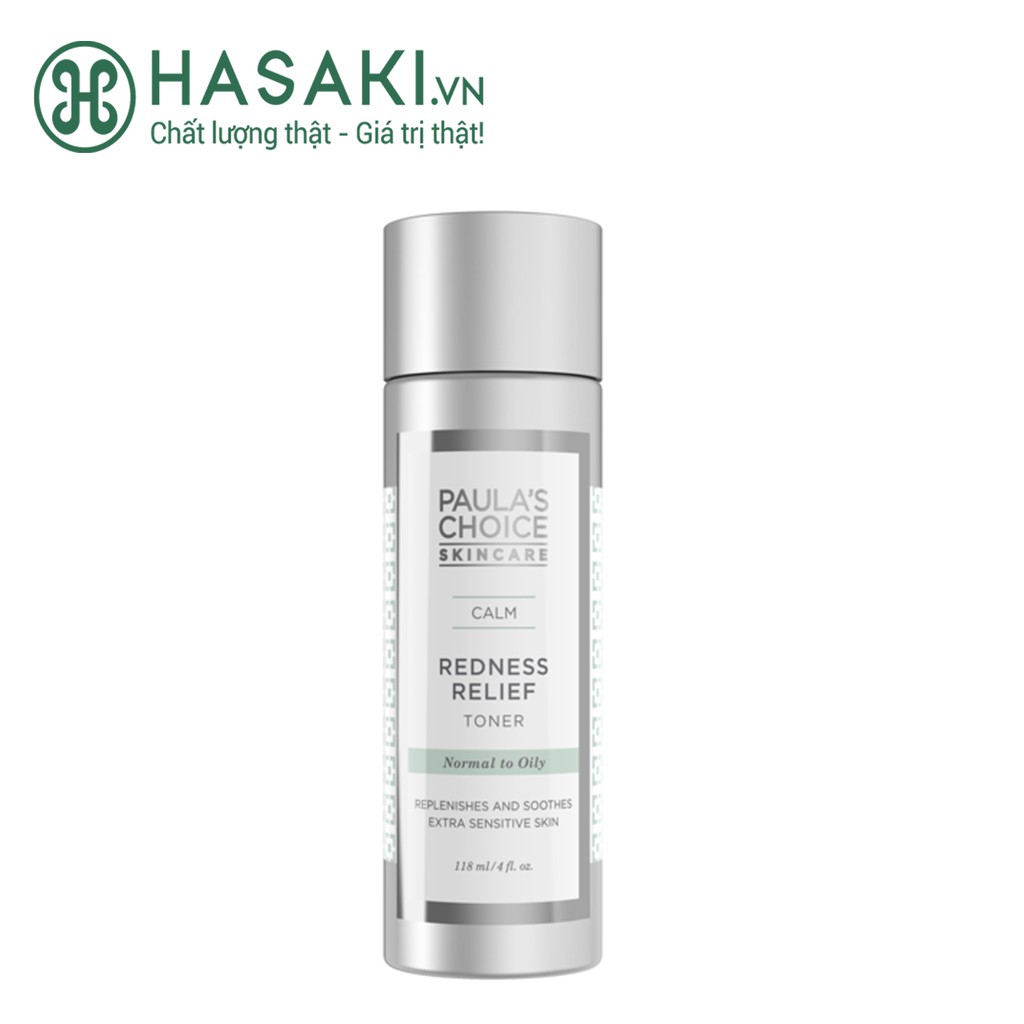 Nước Hoa Hồng Paula’s Choice Cho Da Thường Đến Da Dầu Calm Redness Relief Toner 118ml