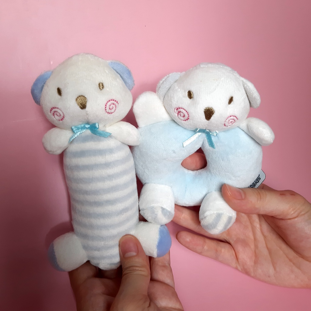 Lục Lạc Cầm Tay Hình Thú Nhồi Bông Xúc Xắc Đồ Chơi Đáng Yêu Cho Bé TCT15