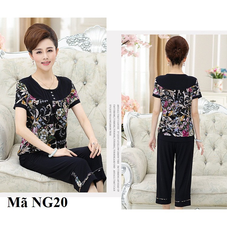 Bộ đồ mặc nhà cho người trung niên, người lớn tuổi