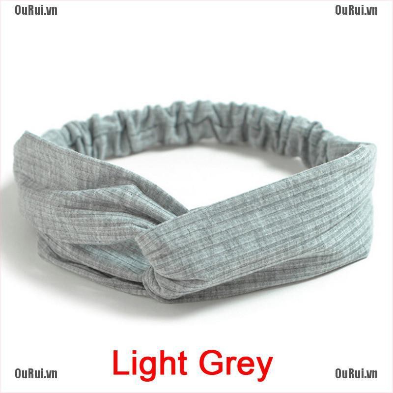 (FCC) Băng Đô Vải Thiết Kế Đơn Giản Thời Trang Cho Nữ