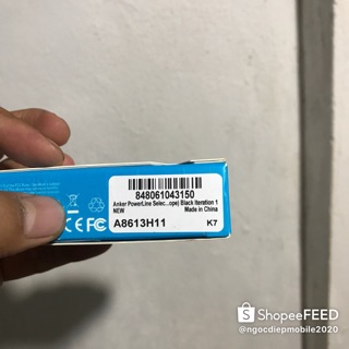 Cáp USB-C to Lightning 1.8m Anker PowerLine Select A8613