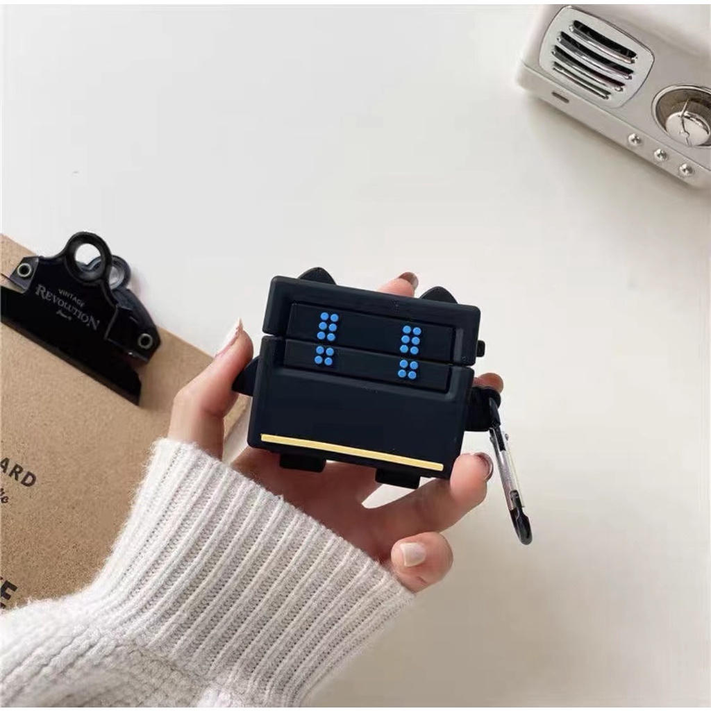 Vỏ Bảo Vệ Hộp Sạc Tai nghe không dây Airpods 1/2/3 2021 3 Thiết Kế Dễ Thương Chống Sốc