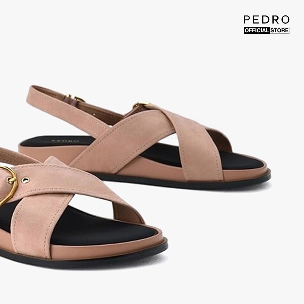 PEDRO - Giày sandal nữ phối quai đan chéo Platform Slingback PW1-65490141-35