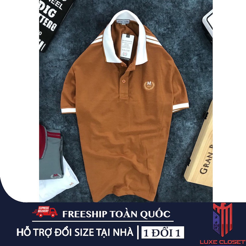 Áo thun nam Havis Mabu 1922 có cổ logo thêu cao câp ASTD086 | BigBuy360 - bigbuy360.vn