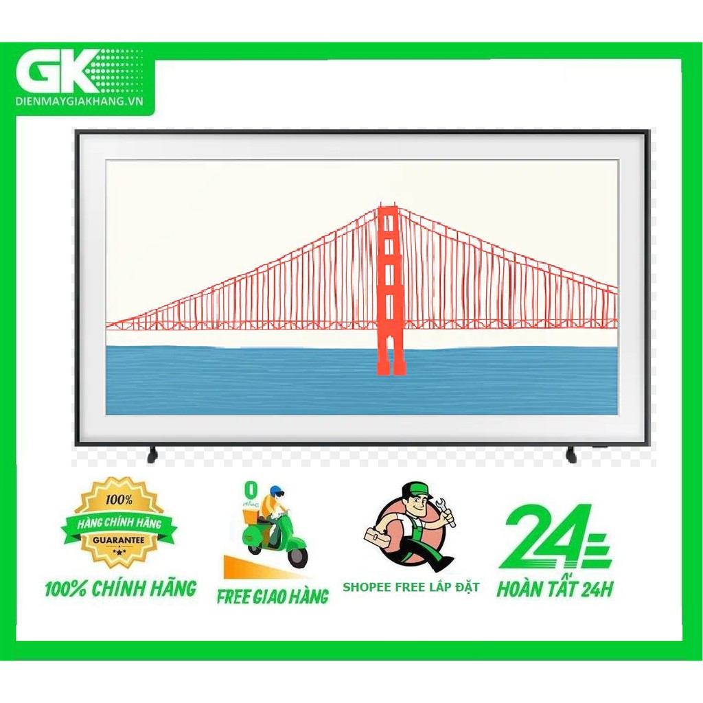 QA50LS03AAKXXV- MIỄN PHÍ CÔNG LẮP ĐẶT-Smart Tivi The Frame 4K Samsung 50 Inch QA50LS03AAKXXV