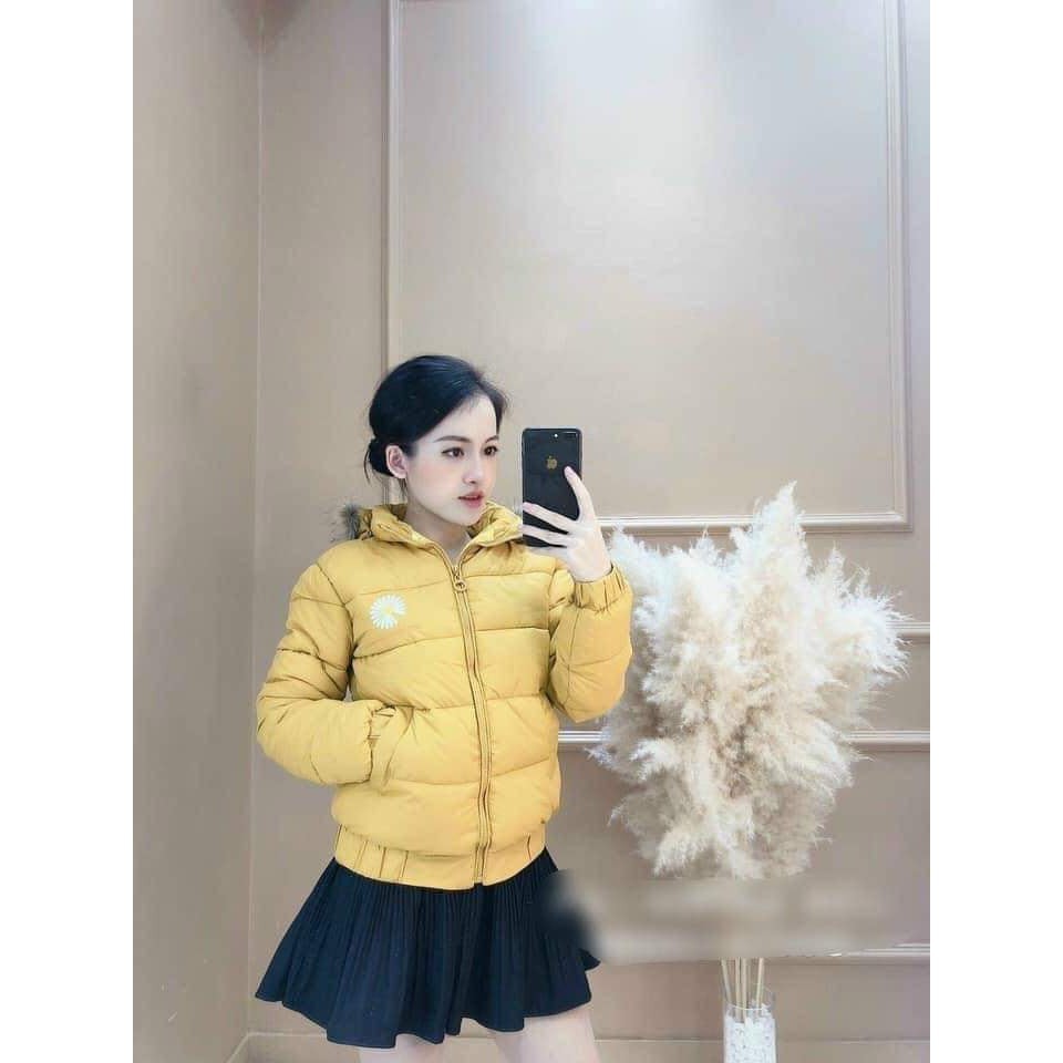 [RẺ VÔ ĐỊCH] Áo Khoác Phao Nữ 3 Lớp hoa Cúc in nổi | BigBuy360 - bigbuy360.vn