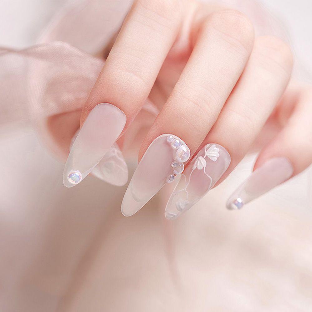 Phụ Kiện Trang Trí Móng Tay Hình Bán Nguyệt Độc Đáo DIY