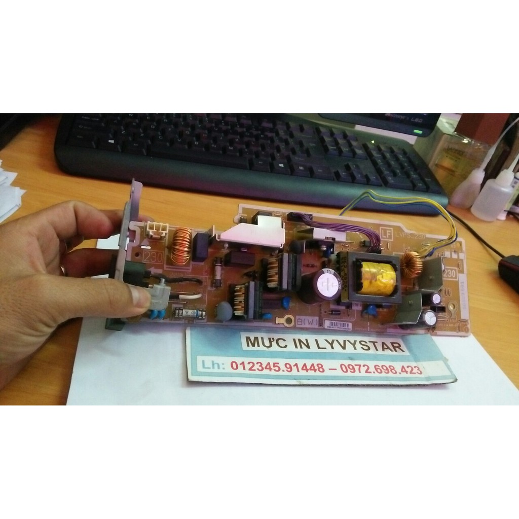 Board nguồn máy in HP M402dn(C5F94A) zin 100% hàng tháo máy