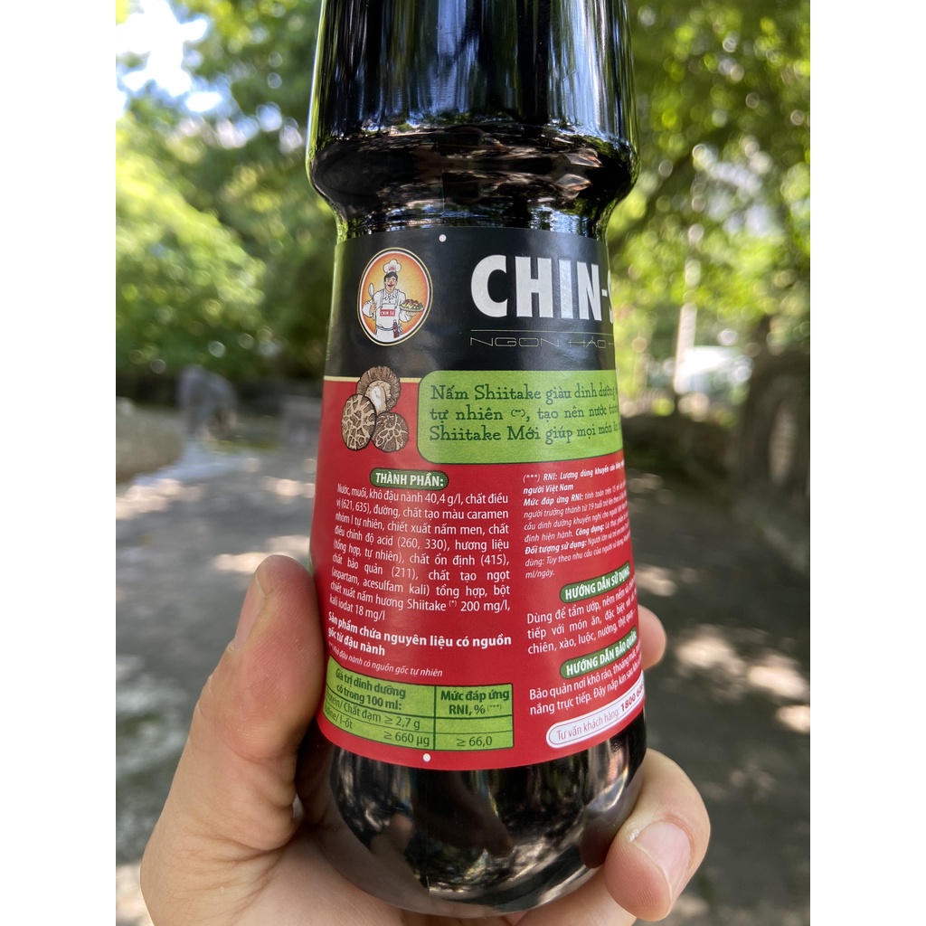 NƯỚC TƯƠNG NẤM SHIITAKE CHINSU NGON HẢO HẠNG 330ML