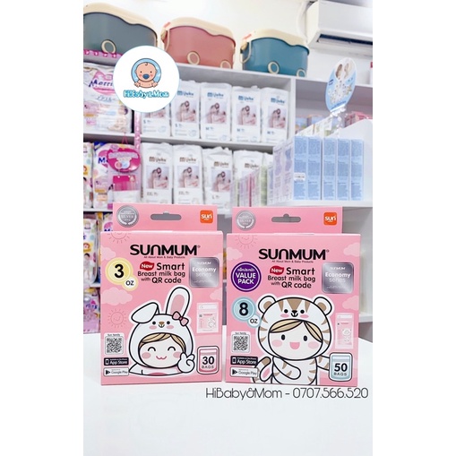 TÚI TRỮ SỮA SUMMUM 30/50 TÚI