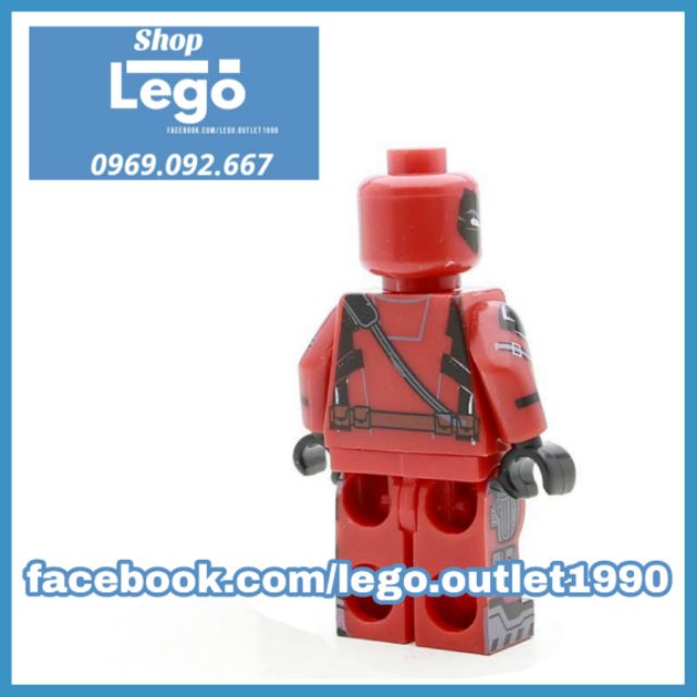 Xếp hình Deadpool Siêu anh hùng DC Marvel Lego Minifigures Xinh Xh190 X0101