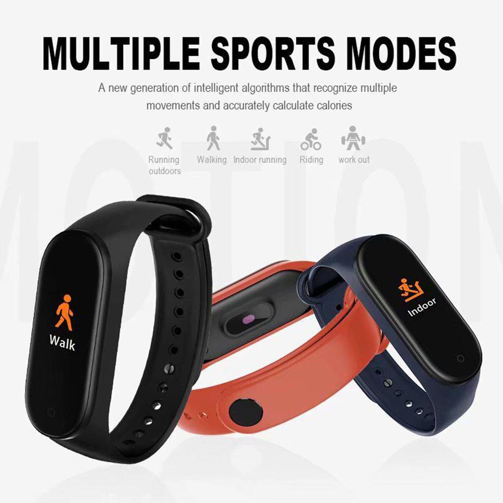 ⌚Dây đeo tay thông minh M4 đo nhịp tim/ đếm bước đi tiện dụng tập thể thao