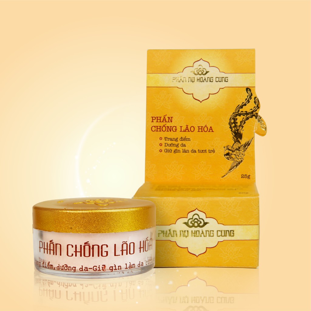 Phấn trang điểm chống lão hóa dạng nén -màu da Phấn Nụ Hoàng Cung giúp dưỡng da, kiềm dầu, giúp da sáng mịn đều màu 30gr