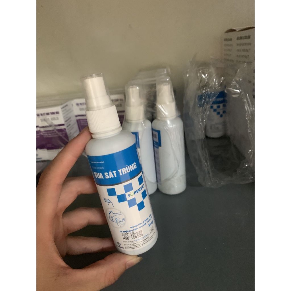 Vua sát trùng chai nhỏ - xịt vệ sinh, sát trùng, nấm cóc hầu - Thú y Chang Nguyễn