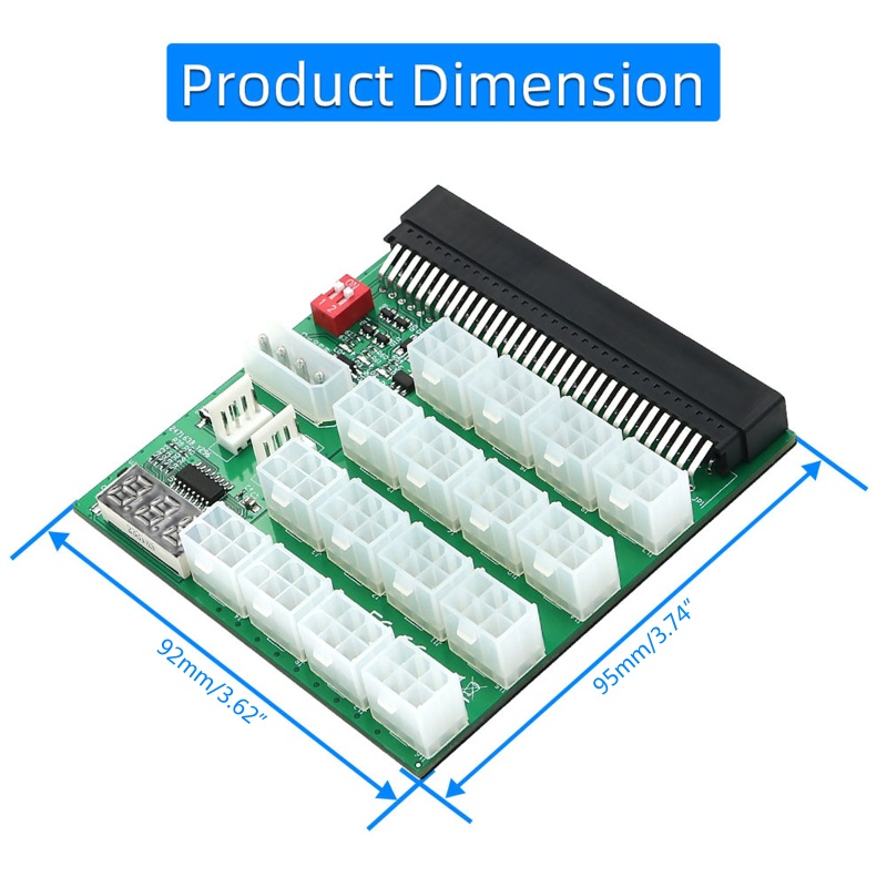 Bảng Mạch Nguồn Chuyển Đổi Atx 16X6Pin 12V