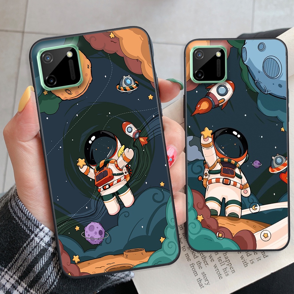 Ốp lưng Realme C11 / Realme C11 2021 / Realme C20 vũ trụ phi hành gia cực hot siêu cute-rẻ-bền