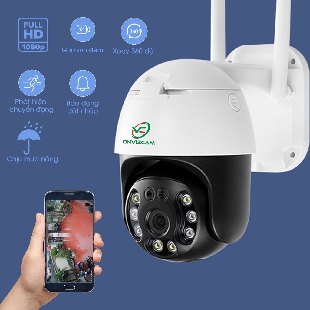 Camera ip YOOSEE 1080P 3 anten xoay theo chuyển động