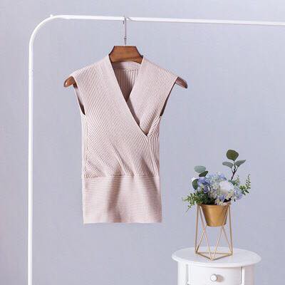 Áo body kiểu cổ đáp chéo đẹp quyến rũ (KHÔNG TAY)