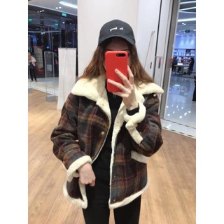 [Order] Áo khoác caro lót lông siêu mềm (có ảnh thật)