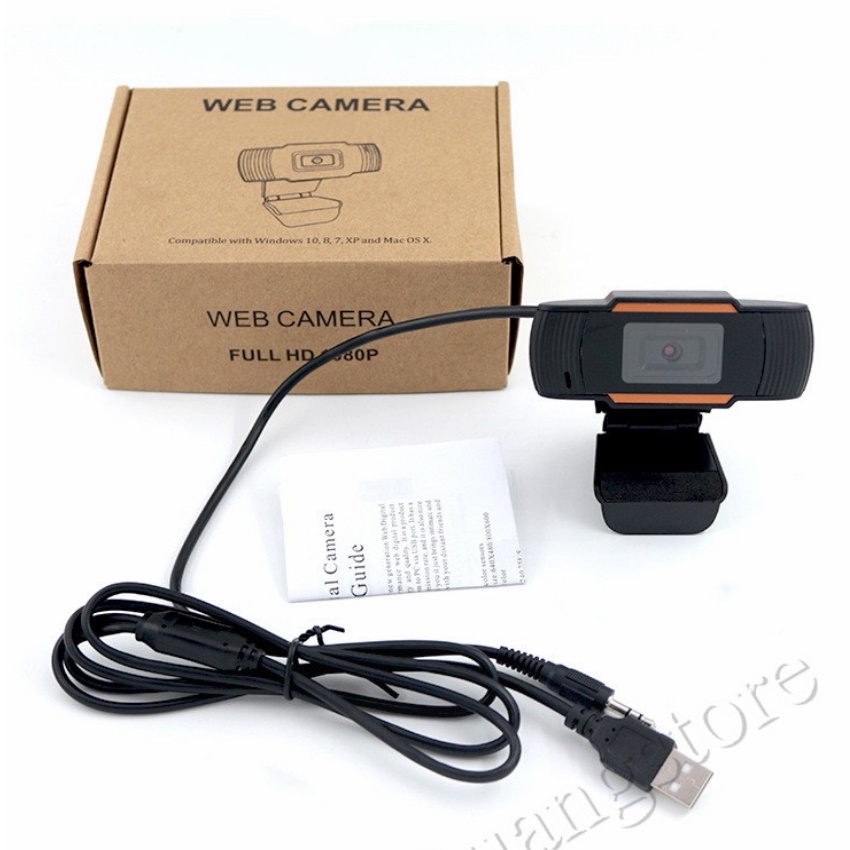 Webcam có mic học online, Webcam máy tính Full HD 1080P/720P,chat voice phản hồi nhanh tốc độ cao cổng USB tiện lợi