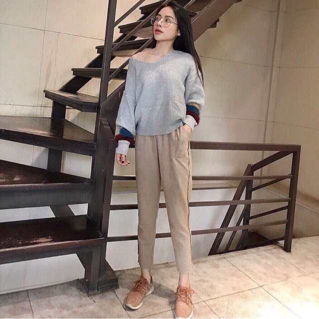 Quần da lộn