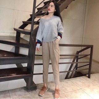 Quần da lộn