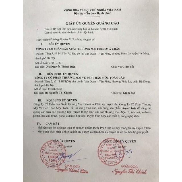 SỮA ONG CHÚA NGỌC TRINH THẦN DƯỢC DƯỠNG NHAN CHO PHÁI ĐẸP | BigBuy360 - bigbuy360.vn