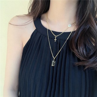 Dây Chuyền hột dây kép
