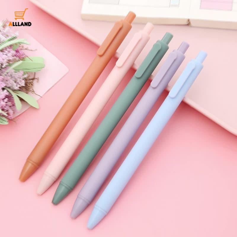 Bút Bi Mực Đen Ngòi 0.5mm Có Thể Thu Gọn Tiện Dụng Cho Trường Học/Văn Phòng