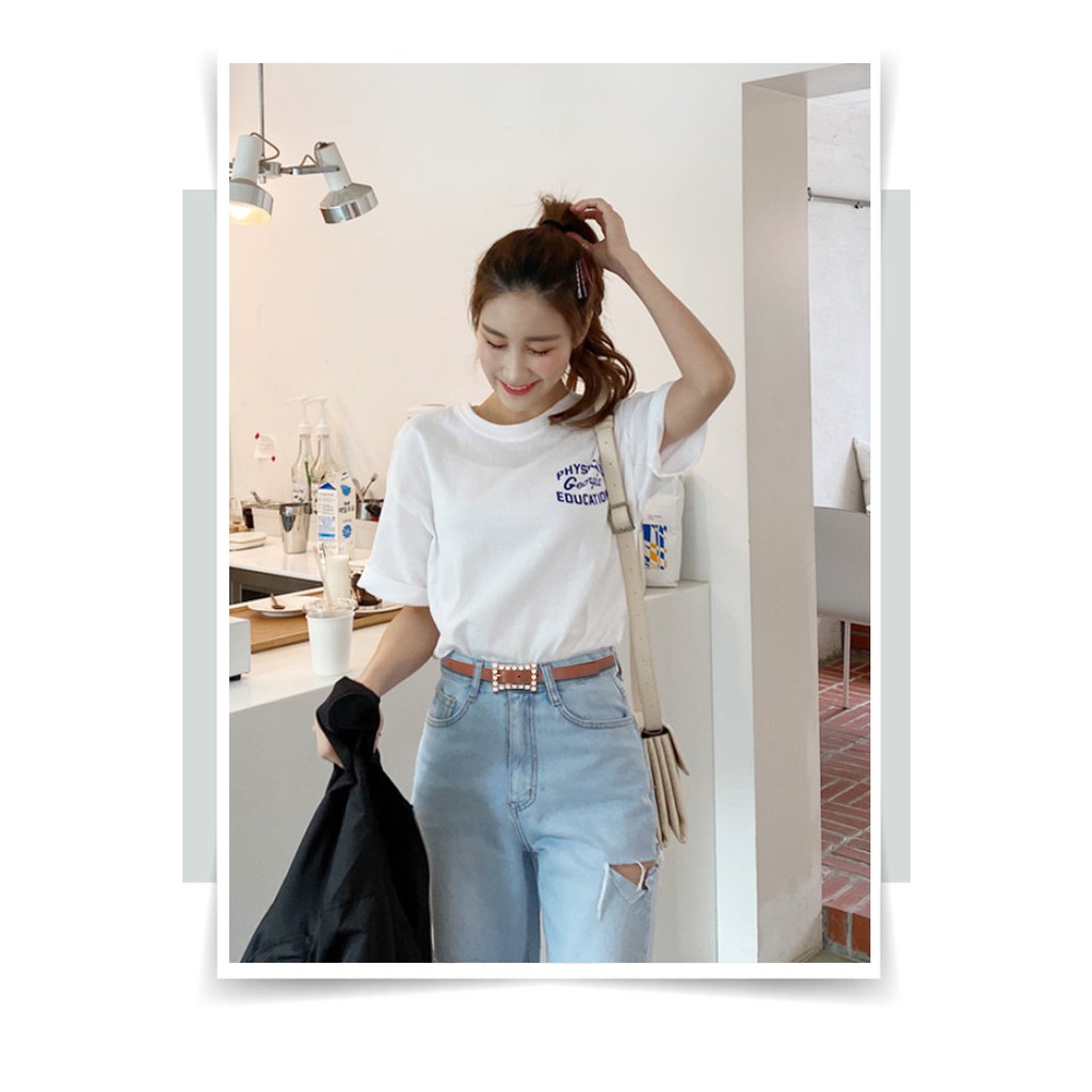 Đai lưng nịt đầm bản nhỏ mặt xinh xinh