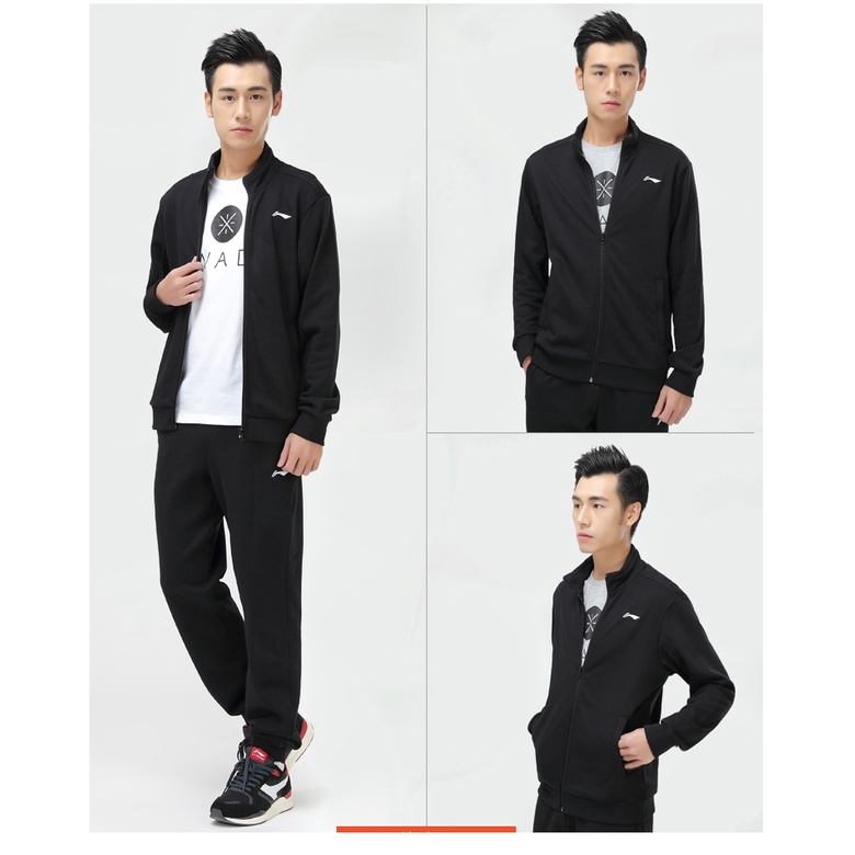 Áo khoác nỉ nam thương hiệu Lining - Hàng sẵn