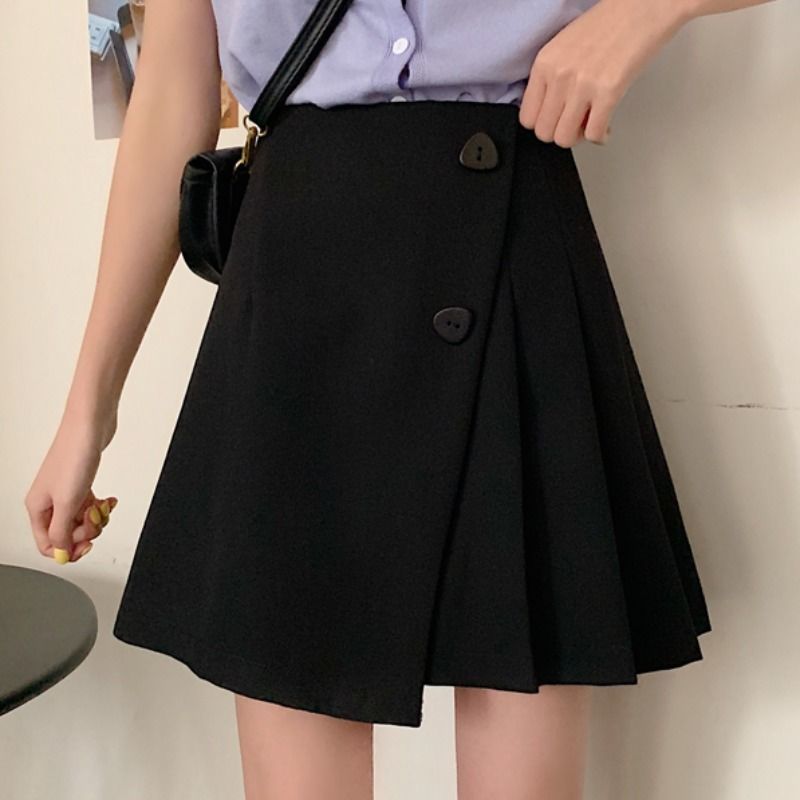 Chân Váy Chữ A Lưng Cao Thiết Kế Lệch Tà Thời Trang Mùa Hè Cho Nữ váy chân váy chữ a váy chữ a chân váy chữ a