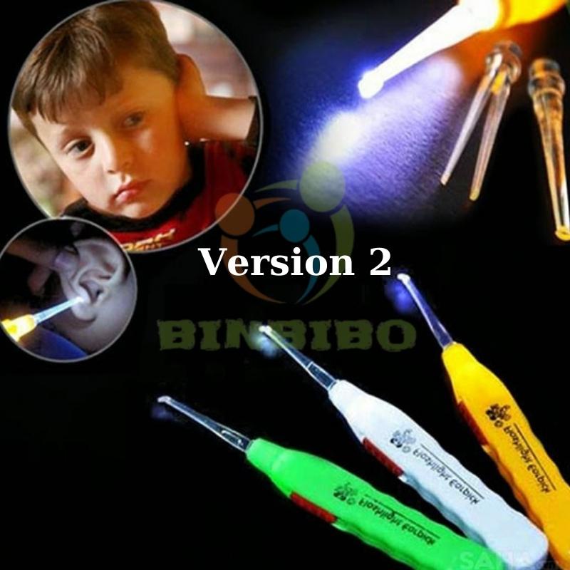 Lấy ráy tai có đèn 3 đầu cho bé Binbibo