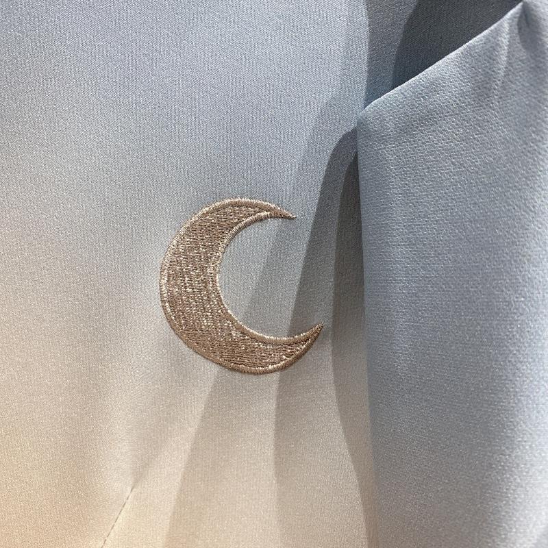 Áo vest blazer nữ loang màu thêu mặt trăng nơi ngực siu chất siu sang (có hình thật) | BigBuy360 - bigbuy360.vn