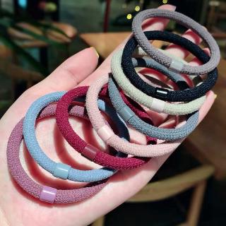 Thun Buộc Tóc Vải Dày Nhiều Màu Sắc