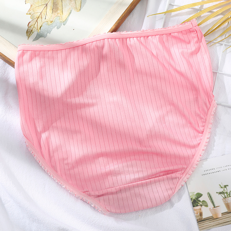 Quần lót Levao phối ren lưng cao thoáng khí cho nữ