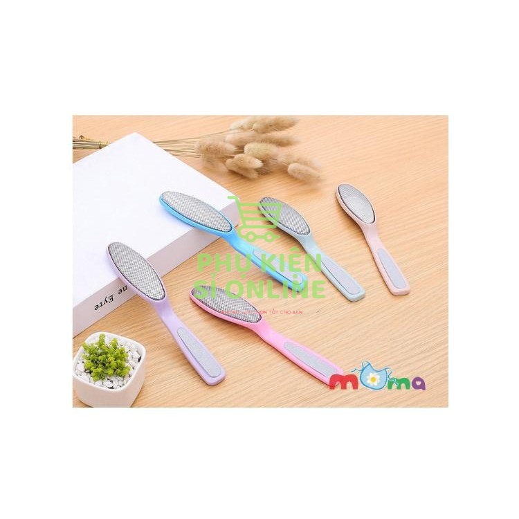 Dụng cụ chà gót chân bằng thép 2in1 có 2 mặt tiện dụng tẩy tế bào chết an toàn Store4girls