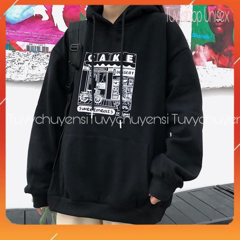 Áo hoodie ullzang nữ form rộng trơn chất nỉ BST áo thu đông unisex ullzang 2020