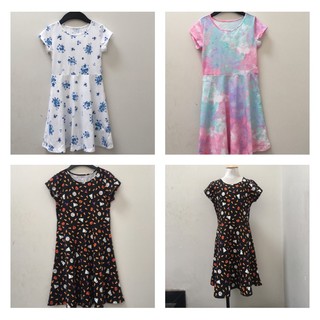 Đầm thun cotton bé gái