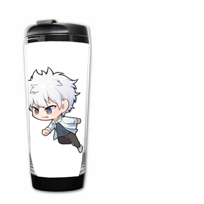 Bình nhựa đựng nước in hình Người đại diện thời gian anime chibi xinh xắn