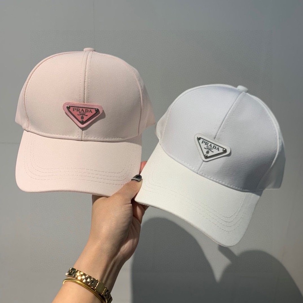 Mũ lưỡi trai in Logo Prada phong cách Unisex hợp thời trang