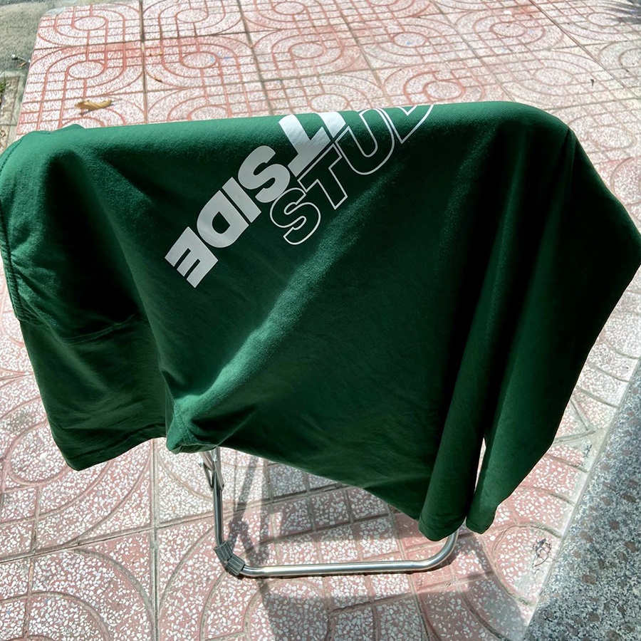 Áo thun xanh lá unisex basic TEE form rộng tay lỡ dành cho nam nữ Tee1