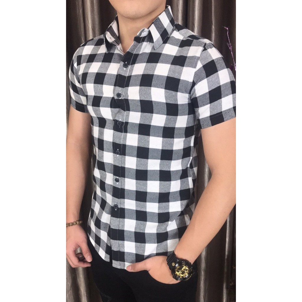 Áo sơ mi nam Ngắn tay