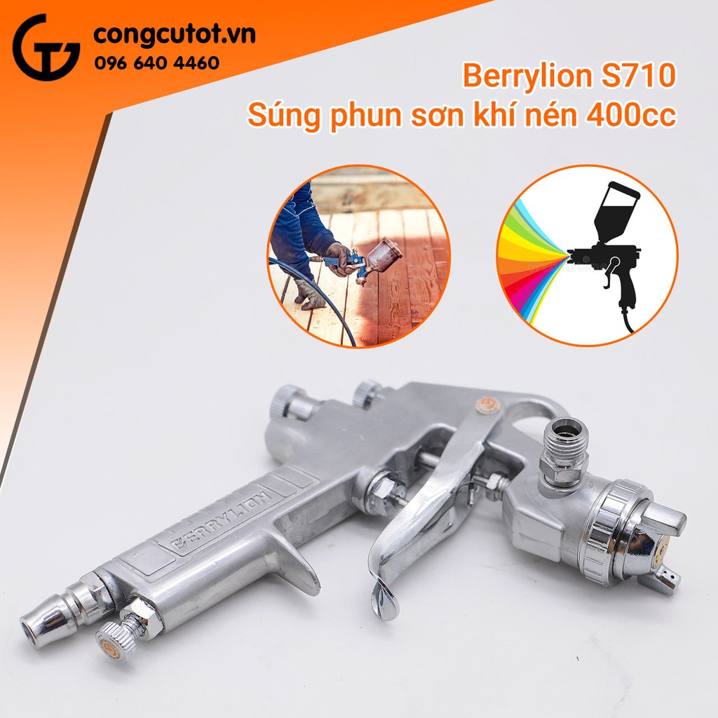 Súng phun sơn Berrylion 400CC S710