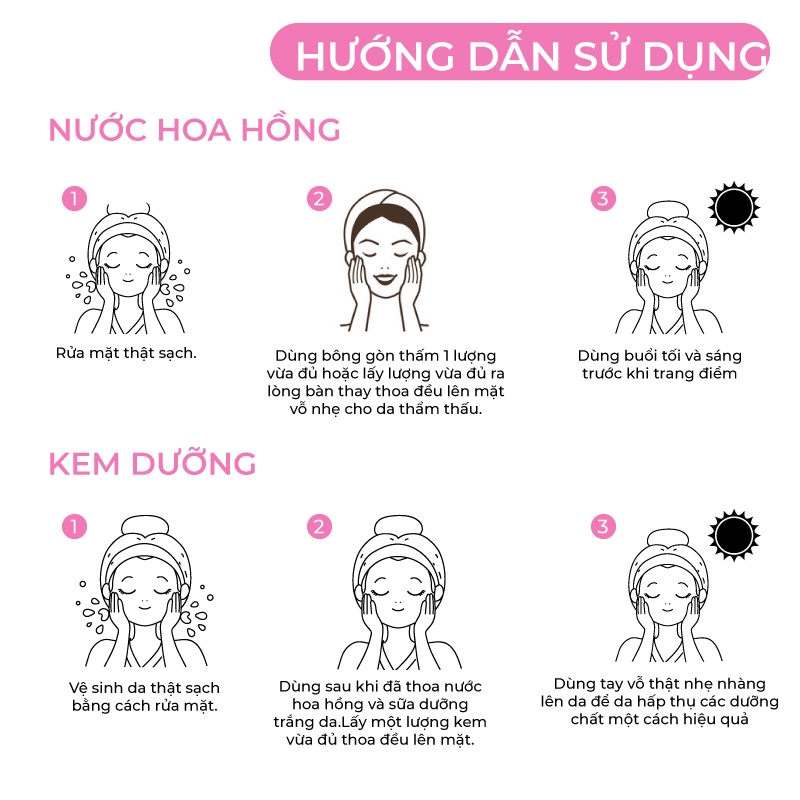 Bộ dưỡng trắng da dưỡng ẩm chống lão hóa chiết xuất từ Collagen 3W Clinic Hàn Quốc [Nước hoa hồng+ Kem Dưỡng]