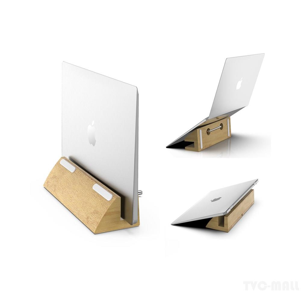 Đế đỡ gỗ để bàn dùng cho Notebook/Macbook