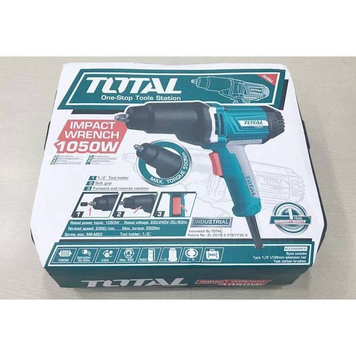 Máy vặn bu lông 1050W TOTAL TIW10101