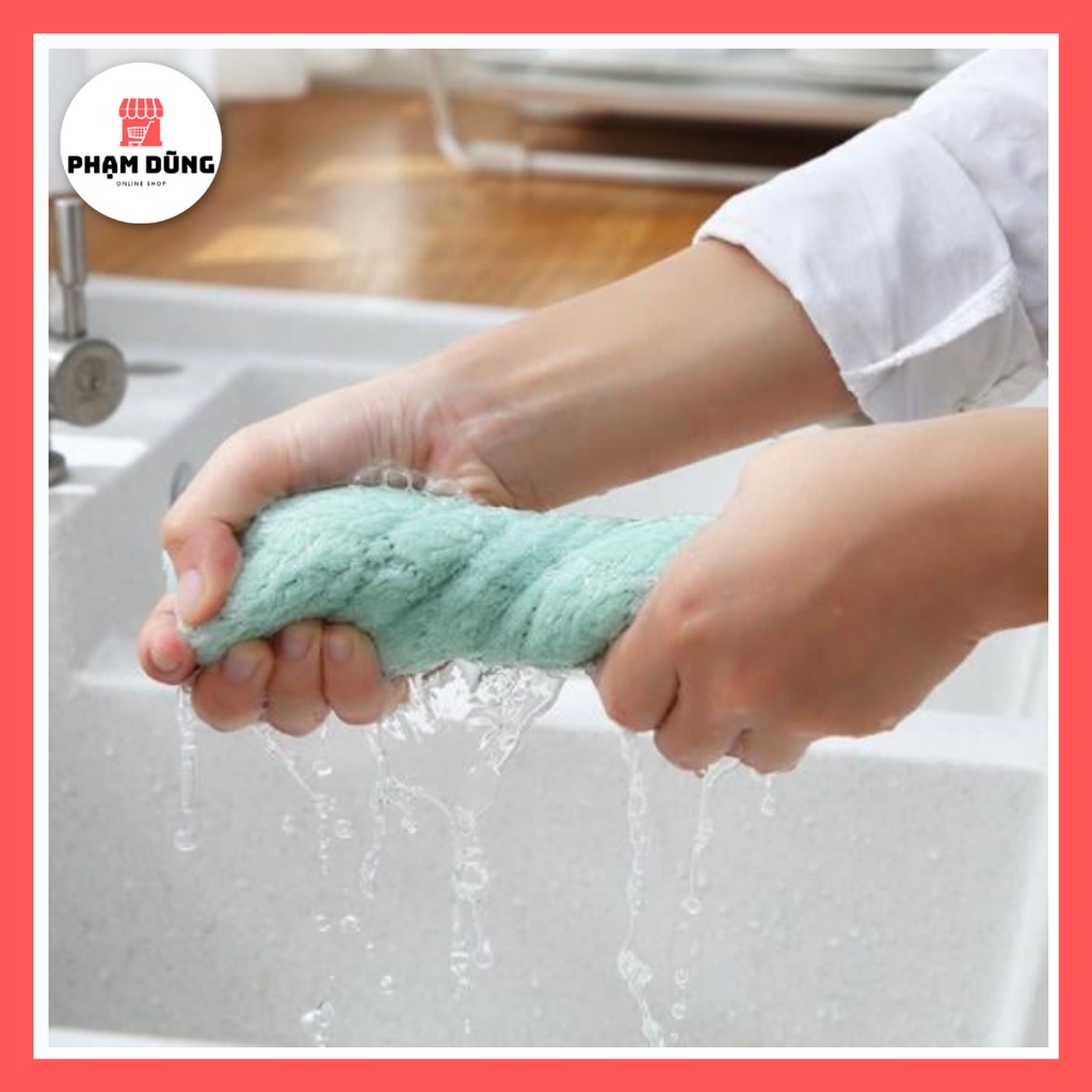 Khăn Lau Bếp 2 Mặt Siêu Thấm Hút Đa Năng
