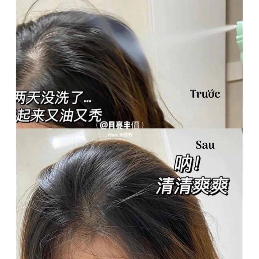 Xịt gội đầu khô cấp tốc nội địa trung giúp tóc bồng bềnh suốt 8 Tiếng không dầu không bết dính